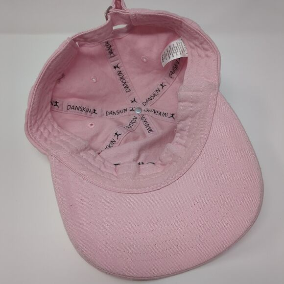 On Pointe Slideback Hat Pink OSFA Adjustable Embroidered 6 Panel Danskin - Picture 7 of 9